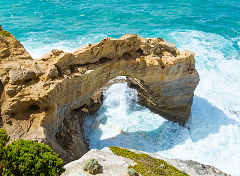 Nature, Rock, Coast, Stone, Arch, Surf HD wallpaper