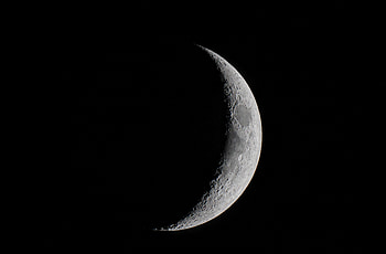 Night, Moon, Dark, Craters HD wallpaper