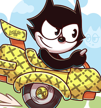 Gaming 2021, Felix the Cat fan art, ArtStation masterpiece, Digital creativity HD phone wallpaper