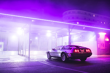 DMC DeLorean, car HD wallpaper