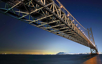 Akashi Kaikyo Bridge, , Bridge , Architectural wonder HD wallpaper