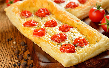 Food, eat, pizza, bake HD wallpaper