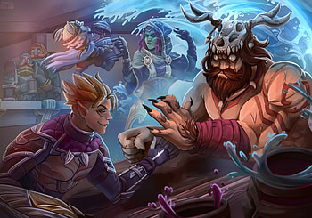 Blackwood's Challenge, video game, League Of Legends HD wallpaper