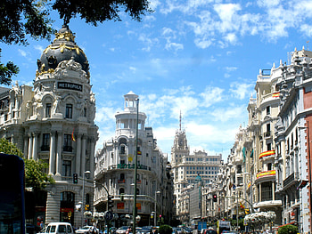 Building, Spain, Madrid, , City HD wallpaper