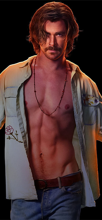 Chris Hemsworth, Bad Times at the El Royale, Electrifying performance, Intriguing HD phone wallpaper
