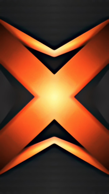 Black orange geometric, digital, 3d, art, material, texture, design, pattern, abstract HD phone wallpaper