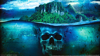 Fantasy, island, nature, ocean HD wallpaper