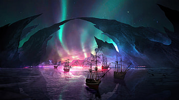 Boat In Origins , boat, artist, artwork, digital-art, deviantart HD wallpaper