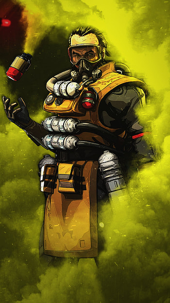 Apex Legends - Caustic, video game, Apex Legends HD phone wallpaper
