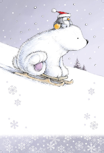 Christmas bear penguin, Polar bear HD phone wallpaper