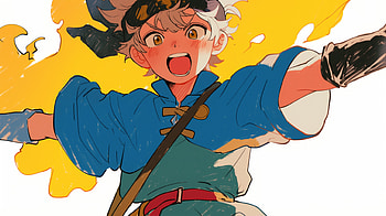 Asta's Adventure - from Black Clover, Anime, Black Clover, Asta (Black Clover) HD wallpaper