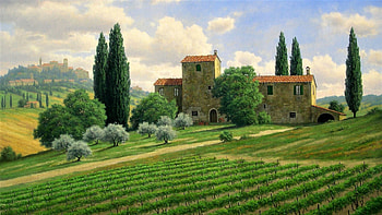 Tuscany , Stunning visuals, Tuscany's charm, Beautiful backdrop HD wallpaper