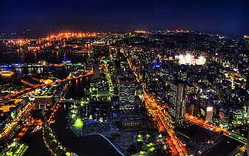 Japan Skyline, Travels, Yokohama , Backgrounds HD wallpaper