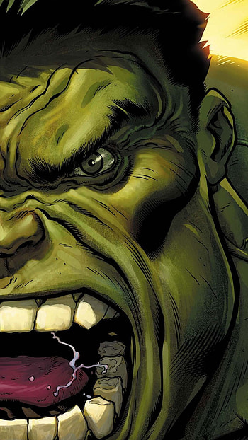 The hulk screaming illustration 6 plus HD phone wallpaper