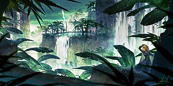 Video Game - Legend of Zelda - Breath of the Wild, The Legend of Zelda, Link, The Legend of Zelda: Breath of the Wild, rainforest HD wallpaper