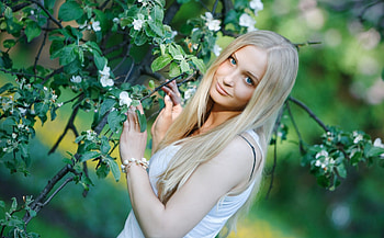 LOOK INTO THE EYES OF BEAUTY, BLONDE, BABE, BEAUTIFUL, BLUE EYES HD wallpaper