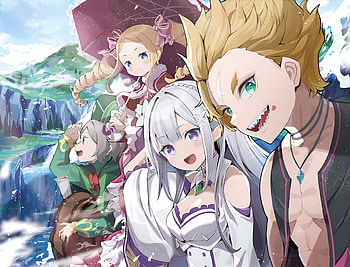 Anime, Re:Zero - Starting Life in Another World, Garfiel Tinsel, Emilia (Re:ZERO), Beatrice (Re:ZERO) HD wallpaper