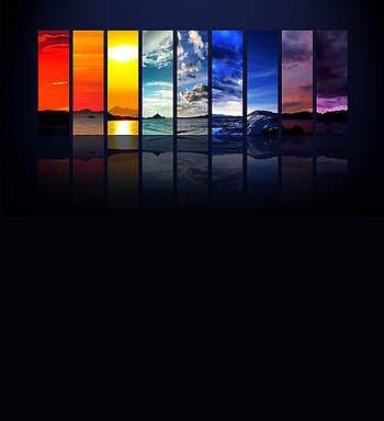 Landscape, Background, Rainbow HD phone wallpaper