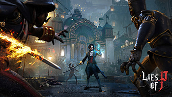 Lies of P Game – Enigmatic Duel Scene, video game, Lies Of P HD wallpaper
