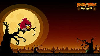 Angry Birds Halloween, Video Game, Angry Birds Seasons, Angry Birds, Halloween HD wallpaper