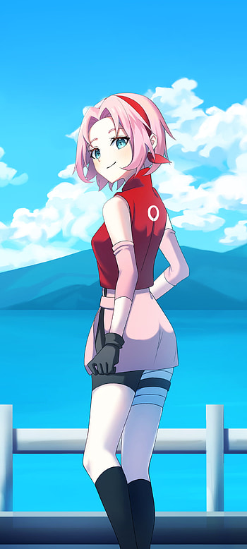 Sakura Seaside — Naruto Anime , Anime, Naruto HD phone wallpaper
