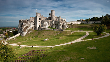 Ogrodzieniec, Castles HD wallpaper