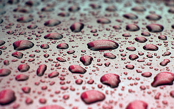 Drops, Macro, Paint, Surface HD wallpaper