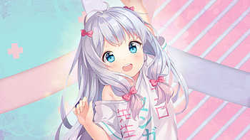 Beautiful, happiness, Izumi Sagiri, EroManga-Sensei HD wallpaper