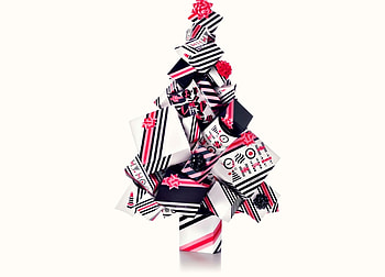 Merry Christmas!, sephora, black, bag, craciun, paper, tree, pink, christmas, funny HD wallpaper