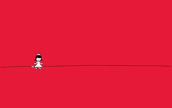 Minimalism, Crown, Girl HD wallpaper
