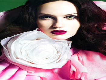 fashion, rose, pink, white, dress, beauty HD wallpaper