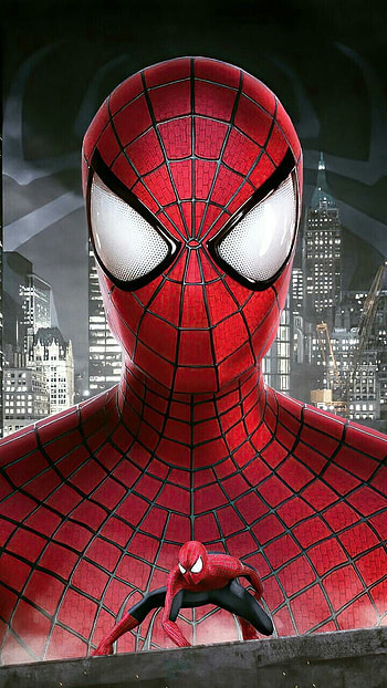 spiderman andrew, rojo, cabeza HD phone wallpaper