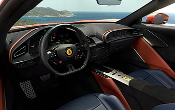 Ferrari Amalfi Spider Interior — Quad, Car, Ferrari, Ferrari Amalfi Spider, Car Interior HD wallpaper