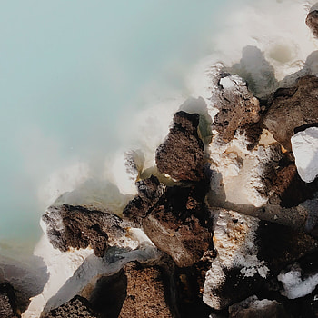Nature, Water, Stones, Rocks, View From Above, Shore, Bank HD phone wallpaper