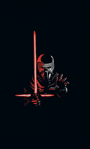 Kylo Ren, Lightsaber, , Backgrounds HD phone wallpaper