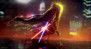Lightsaber Star Wars Artwork, lightsaber, star-wars, movies, artist, artwork, digital-art, deviantart HD wallpaper