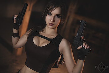 Lara Croft Cosplay, lara-croft, girls, cosplay, artist, deviantart HD wallpaper
