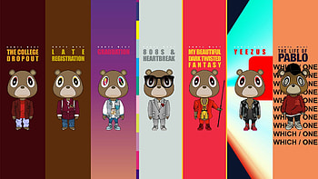 Kanye West, Graduation album HD wallpaper