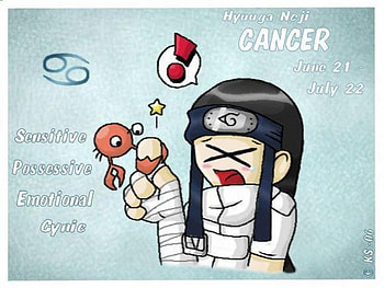 Chibi Naruto Horoscopes Cancer, cancer, chibi, anime, neji, naruto HD wallpaper