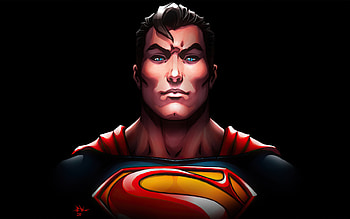 Superman, DC Comics, portrait, superhero, Superman character, DC Comics characters, creative art HD wallpaper