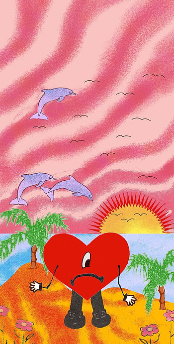 childish drawing, heart HD phone wallpaper