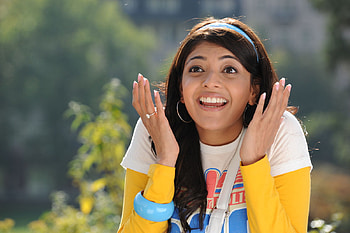 kajal, heroine, darling, cute, angel HD wallpaper