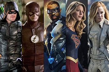 Cw Superheroes 2018, black-lightning, tv-shows, arrow, flash, supergirl, sara-lance HD wallpaper