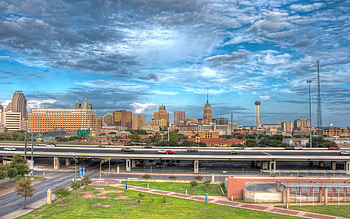 Cities, Building, Road, Bridge, Panorama, San Antonio, Texas HD wallpaper