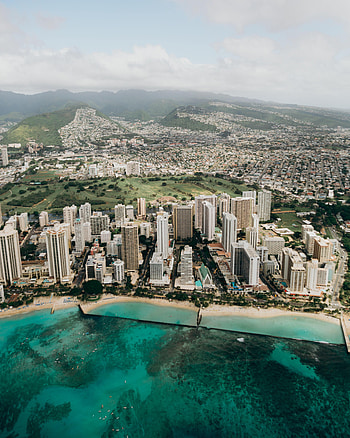 Cities, Beach, City, Building, Coast HD phone wallpaper