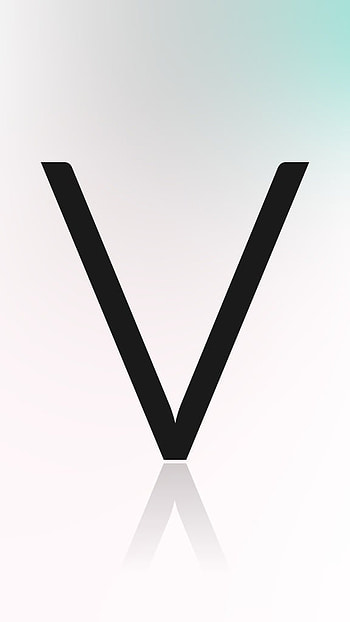 V Letter, Reflection HD phone wallpaper