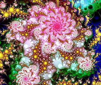 Flowering Colours, blue, pink, lady, green HD wallpaper