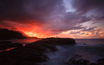 Nature, Sky, Fog, Ocean HD wallpaper