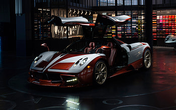 Pagani Huayara Lampo, Pagani, car, Lampo, fast, Huayara HD wallpaper