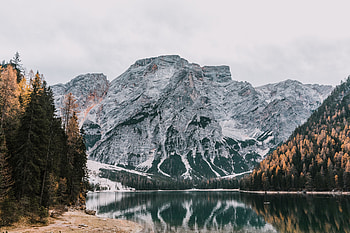 Nature, Sky, Mountains, Lake, Reflection, Of The Sky HD wallpaper